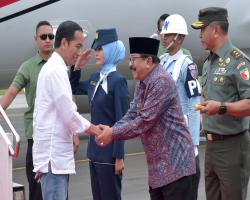 Kunjungan kerja ke Jatim Presiden Tinj