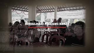 Sosialisasi Peluang Tenaga Kerja dari Dinas Tenaga Keja di Desa Sokawe