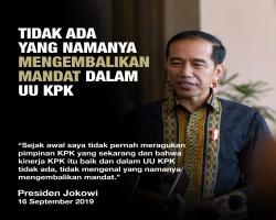 Presiden Jokowi  Saya Tidak Pernah Rag