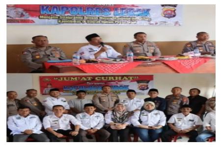 POLRES LEBAK GELAR JUM'AT CURHAT B