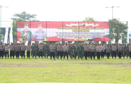 APEL TNI POLRI DEMAK JATENG SIAP H