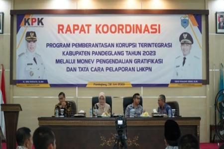 KPK RI RAKOR DENGAN PEMKAB PANDEGL