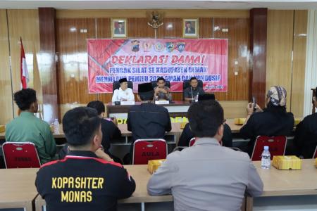 POLRES DEMAK GELAR DEKLARASI DAMAI PEN