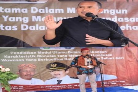 Wabub Lebak Meresmikan Gedung Pendidik