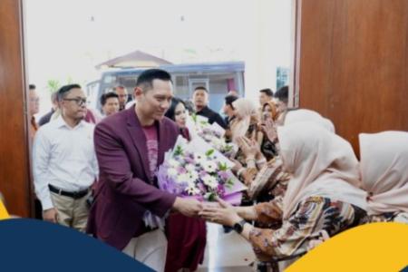 TIBA DI SURABAYA, MENTERI AHY AKAN