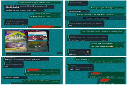 MARAKNYA DUGAAN PUNGLI SMP N 1 KEBONAG