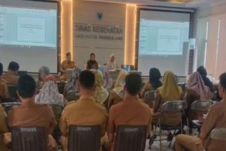 Dinkes Pandeglang Gelar Evaluasi Siste