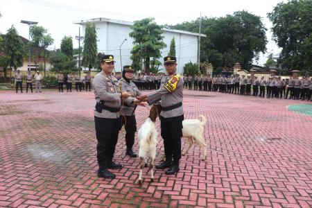 Dukung Ketahanan Pangan Kapolres Sumen