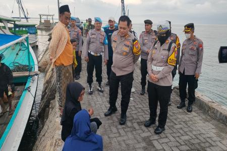 Kapolres Sumenep Tinjau Arus Mudik di 