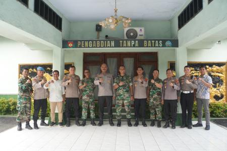 Kapolres Kendal Kunjungi Kodim Perkuat