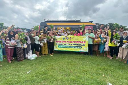 Polresta Banyuwangi Edukasi Warga Samb