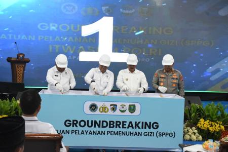 POLRI RESMIKAN GROUNDBREAKING SPPG