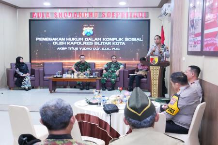 Binkom Cegah Konflik Sosial Kodim 0808