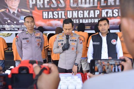Polres Bondowoso selama Operasi Tumpas