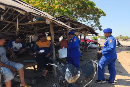 HARKAMTIBMAS : PATROLI PESISIR POL