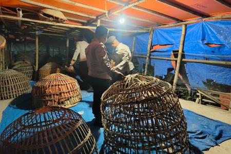 Polres Lamongan Bongkar Arena Judi Sab