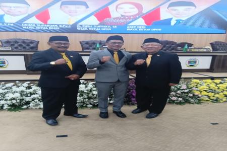 DPRD Bandung Barat Gelar Paripurna PAW Asep Miftah Sofyan Siap Wujudka