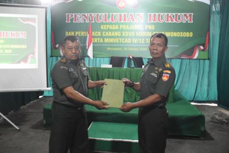 Kodim 0707Wonosobo Gelar Penyuluhan Hu