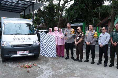 Kapolres Blitar Kota Launching SPPG di