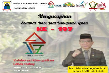 BKAD Kabupaten Lebak Mengucapkan Selam
