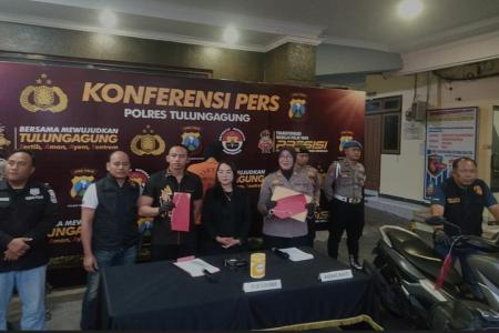Ungkap Curanmor di Boyolangu Polres Tu