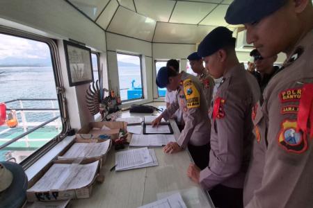 Jelang Nataru Polresta Banyuwangi Gelar Pemeriksaan Keselamatan Terpad